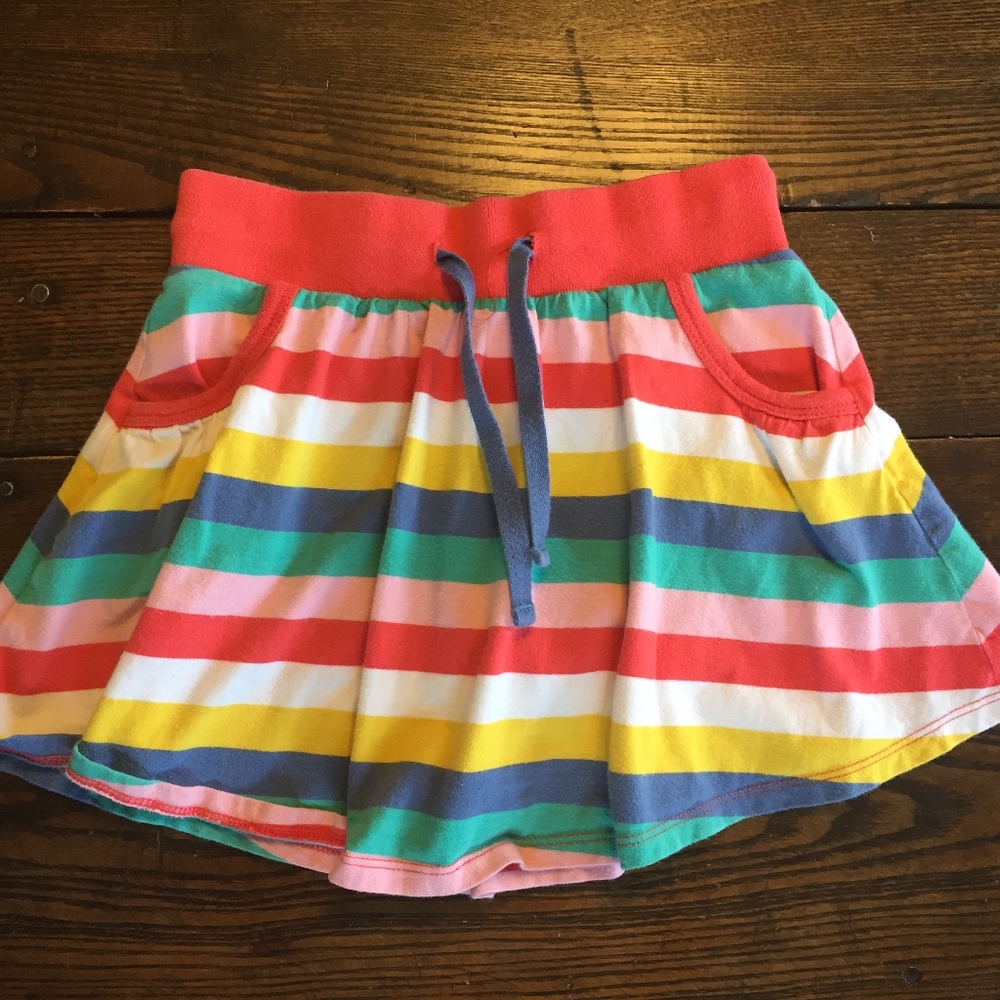 miniboden striped skirt with shorts